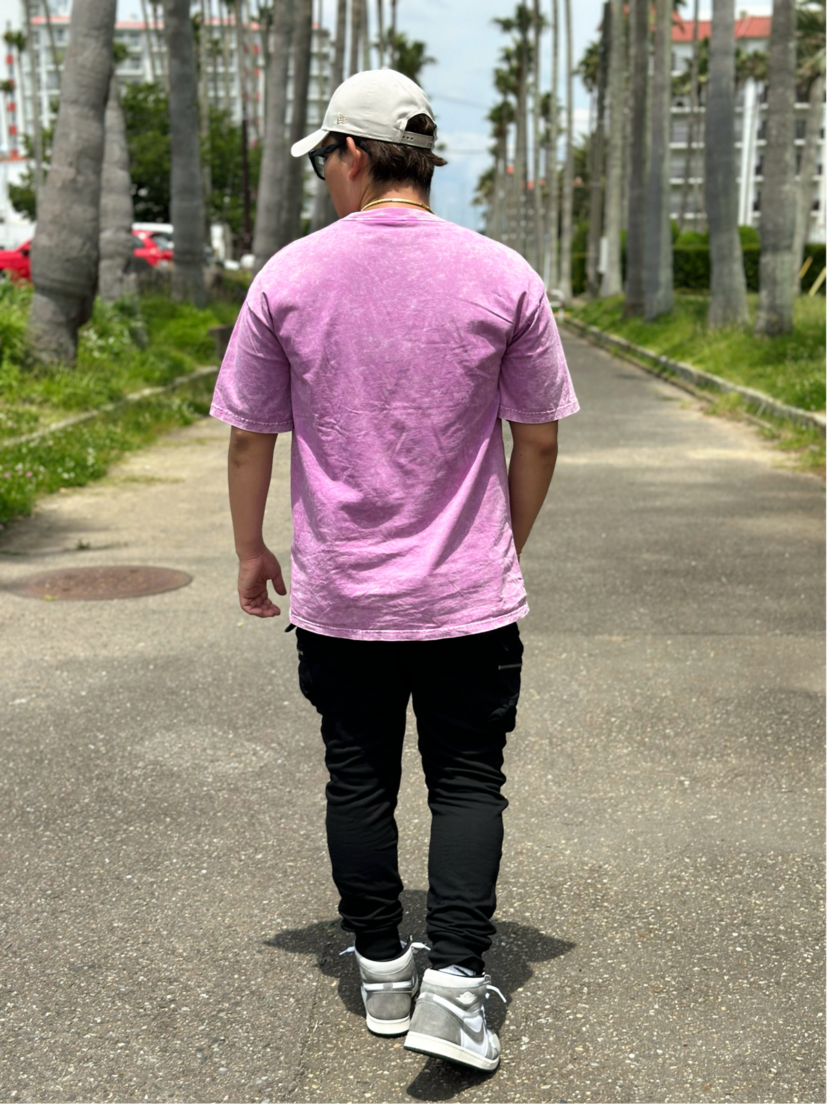Slim fit Cargo pants(Black)