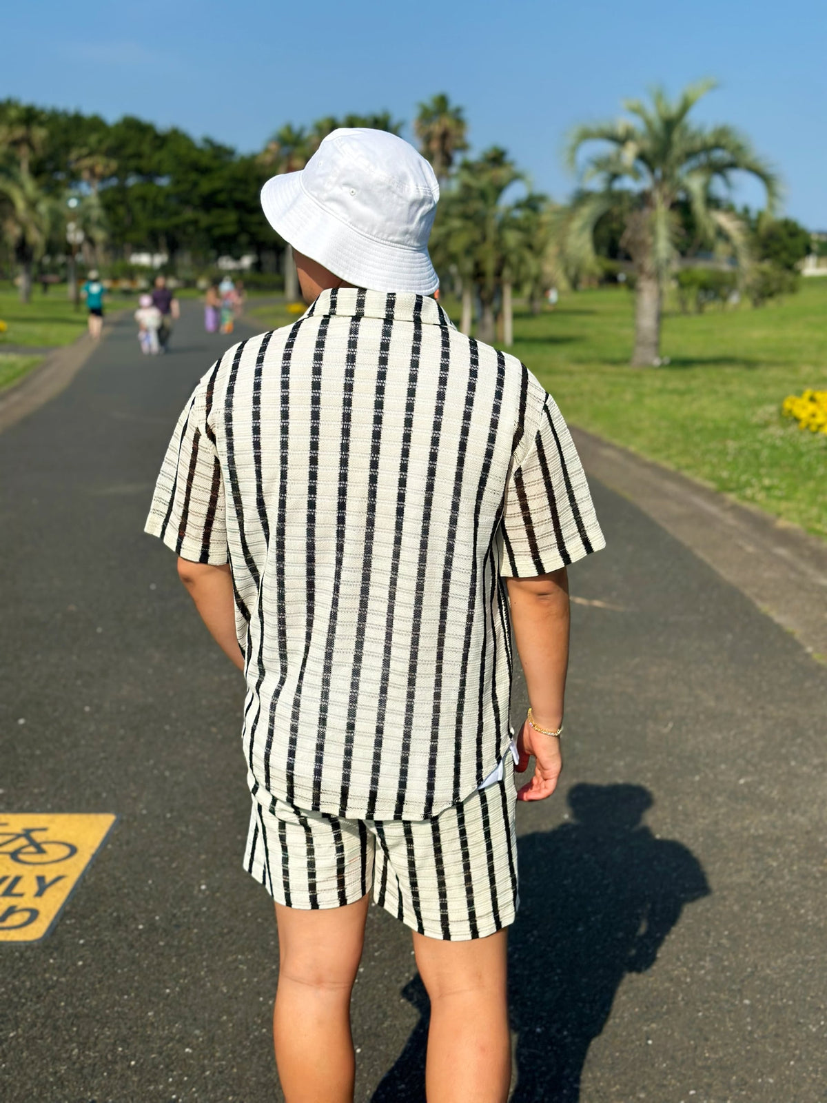 [即日発送]Sand Stripe Easy Shorts