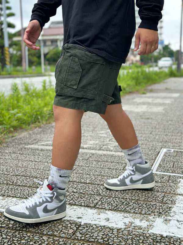 Tie Dye Cargo Shorts