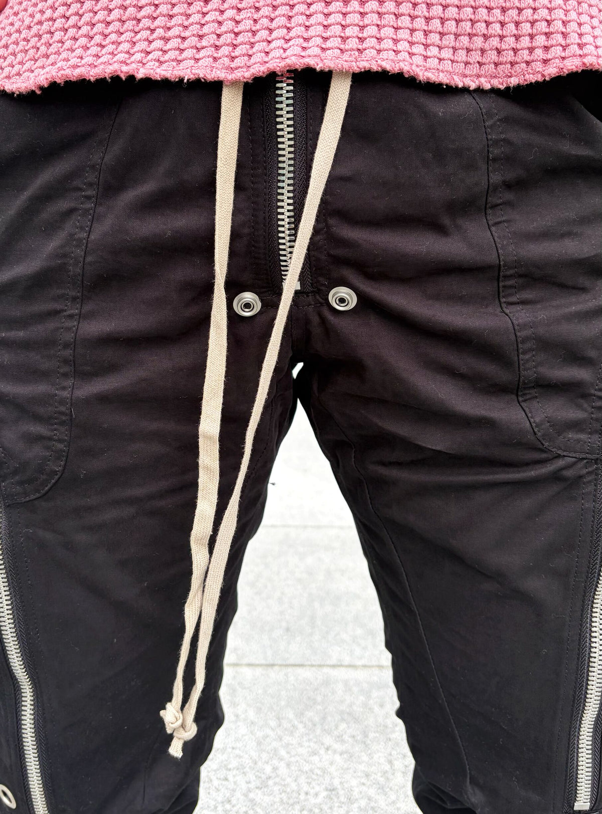 Multi-zipper Cargo pants