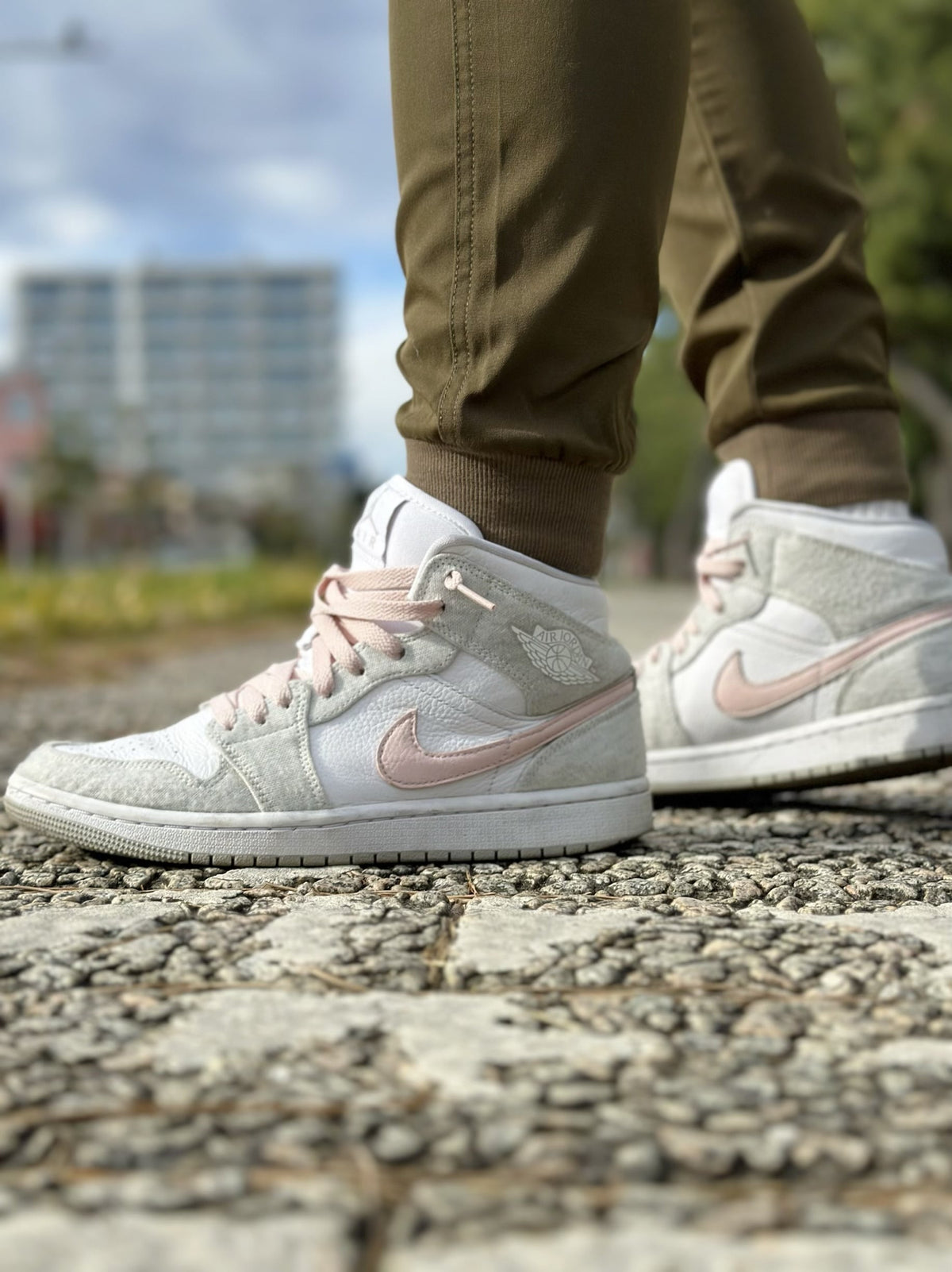 [即日発送]Jogger cargo pants(khaki)