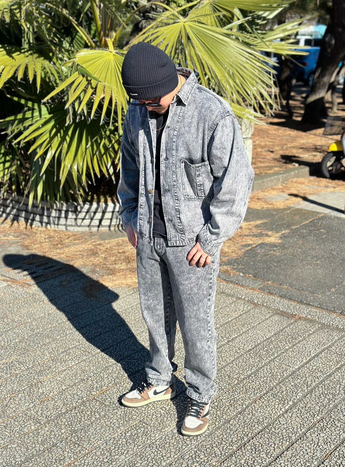 Chemical Wash Denim Shirt