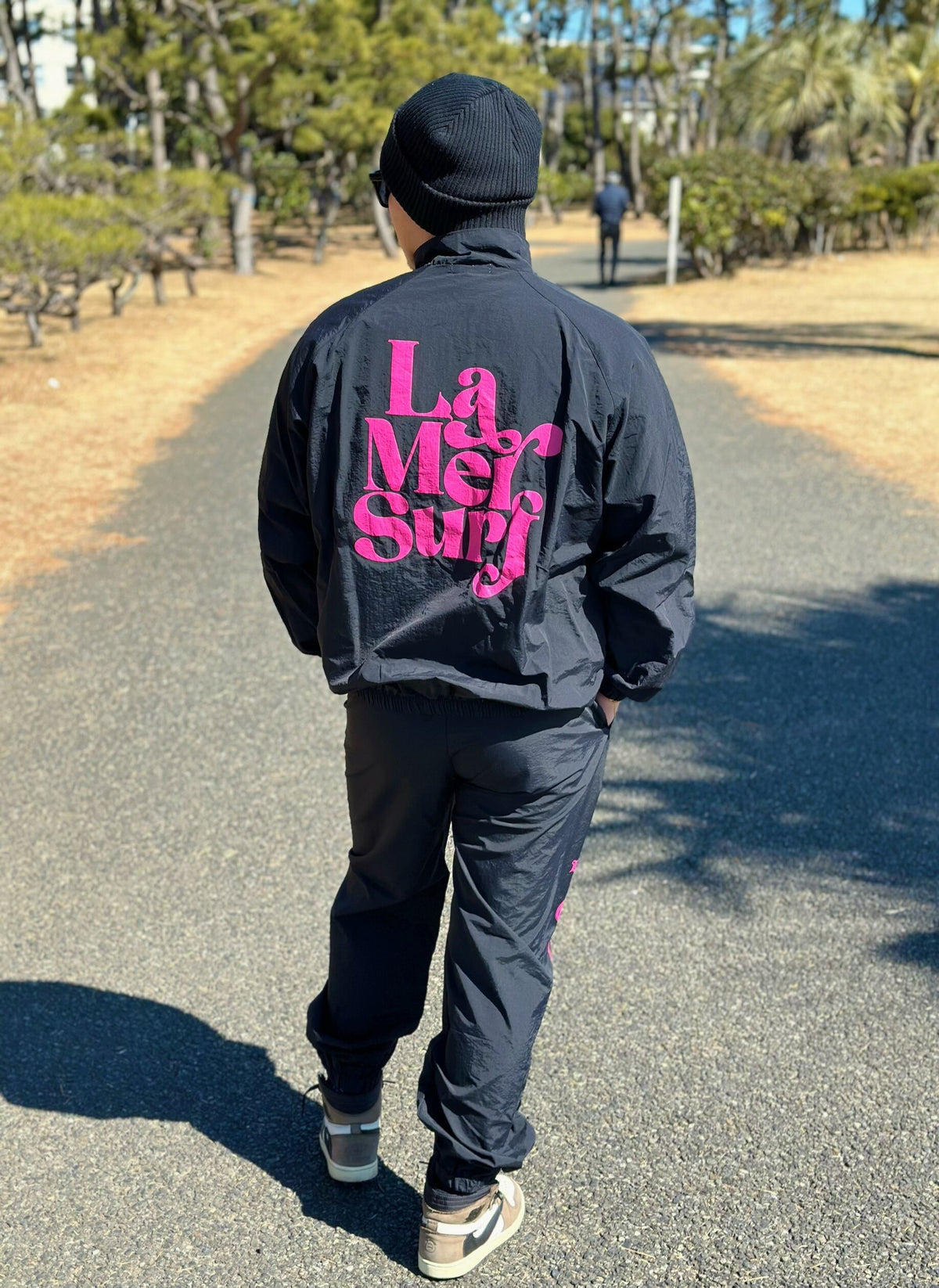 Multi Logo nylon jacket 秋服先行予約
