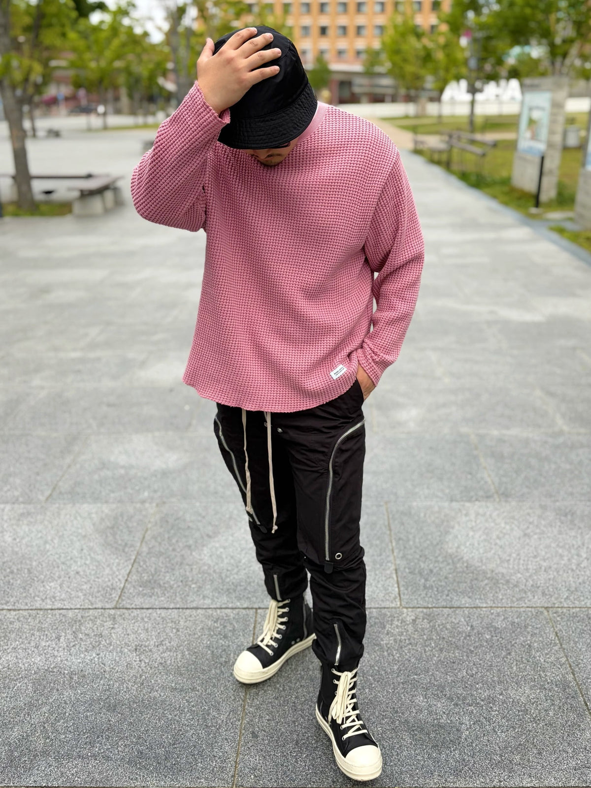 Multi-zipper Cargo pants