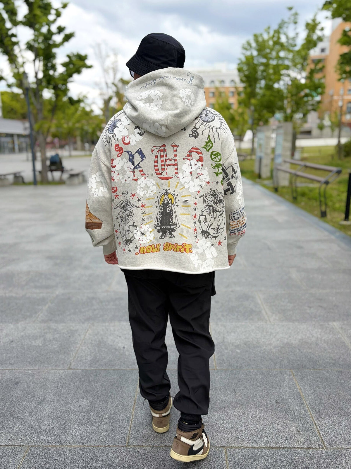 Nylon Cargo Pants