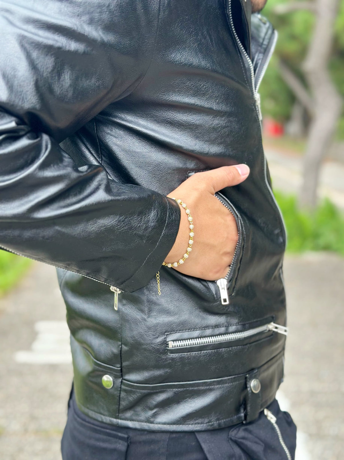 Luxury PU leather Jacket