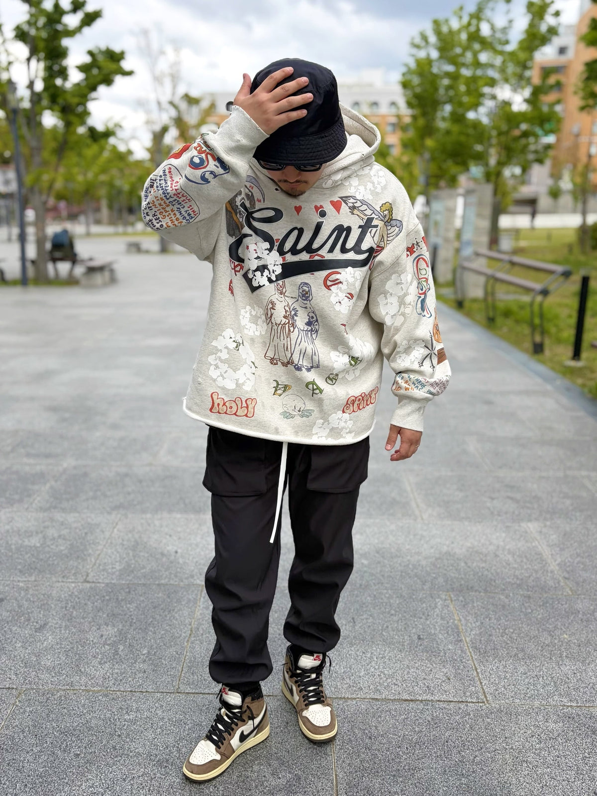 Nylon Cargo Pants