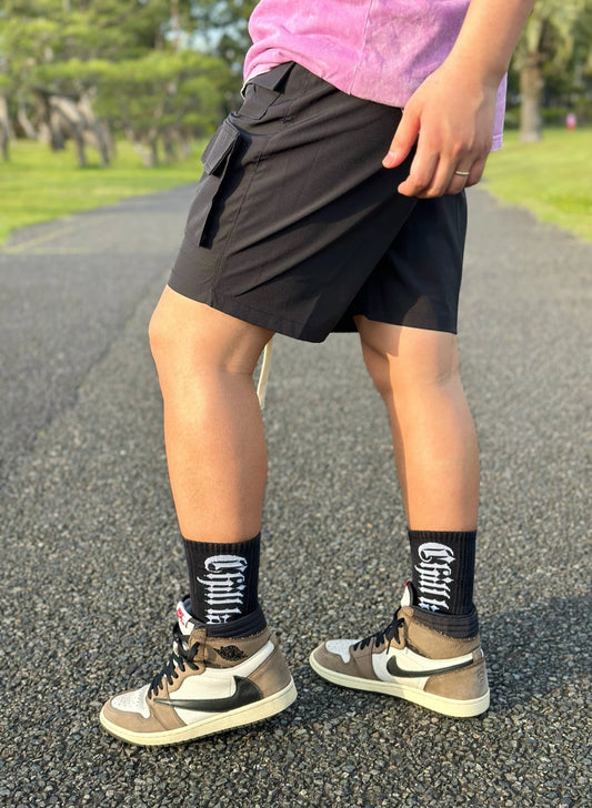 Nylon Cargo Shorts