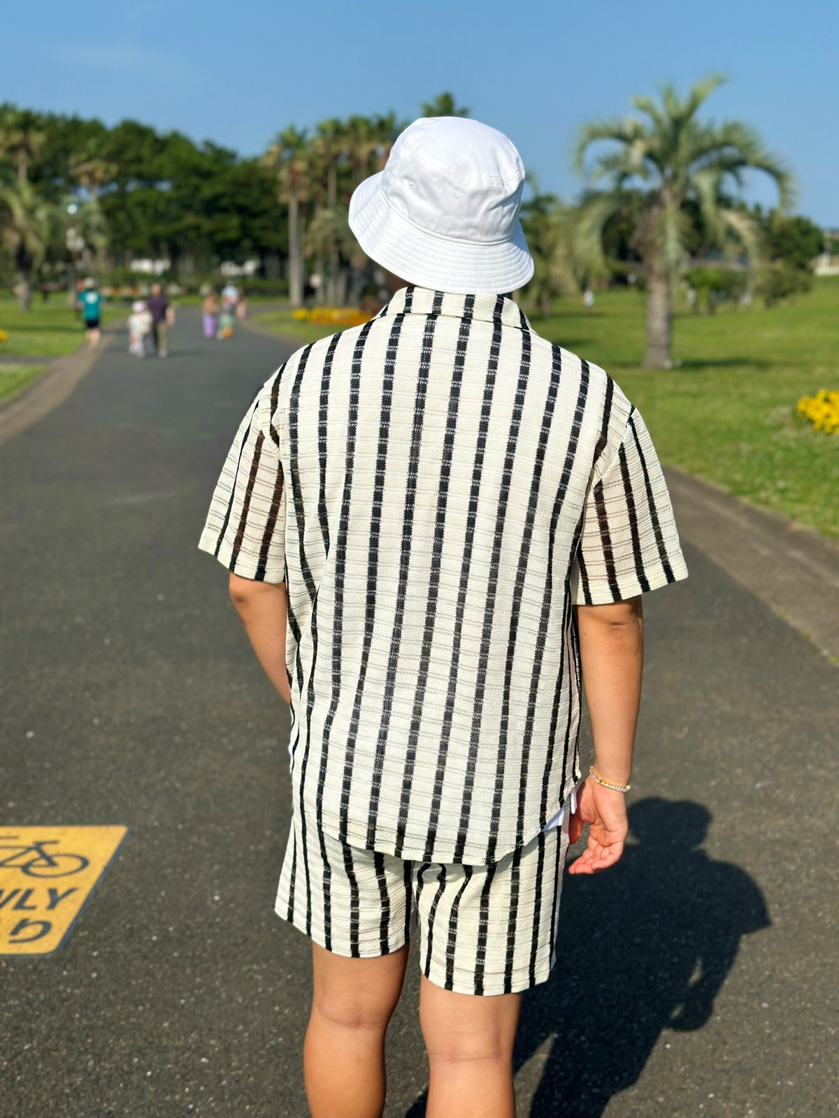 [即日発送]Sand Stripe Easy Shorts
