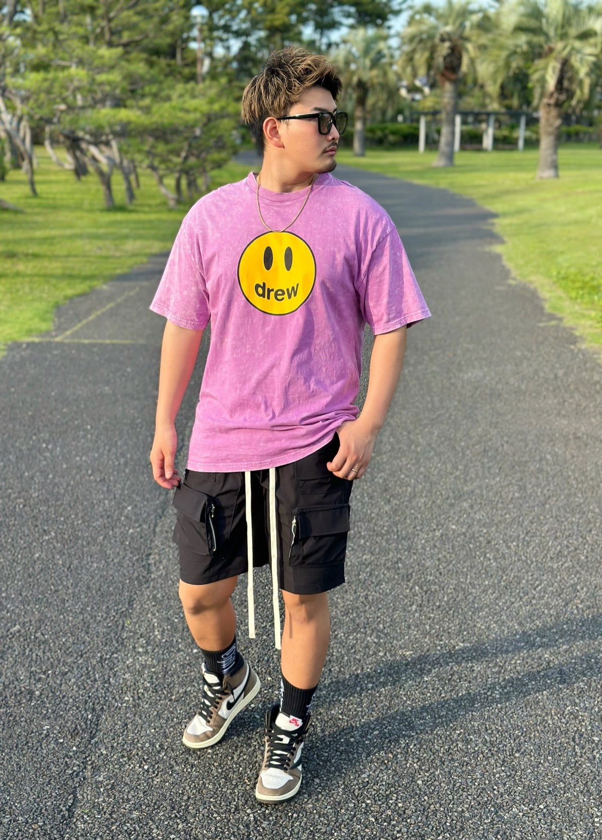 Nylon Cargo Shorts