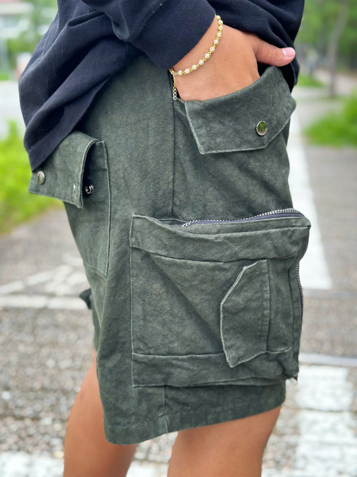Tie Dye Cargo Shorts