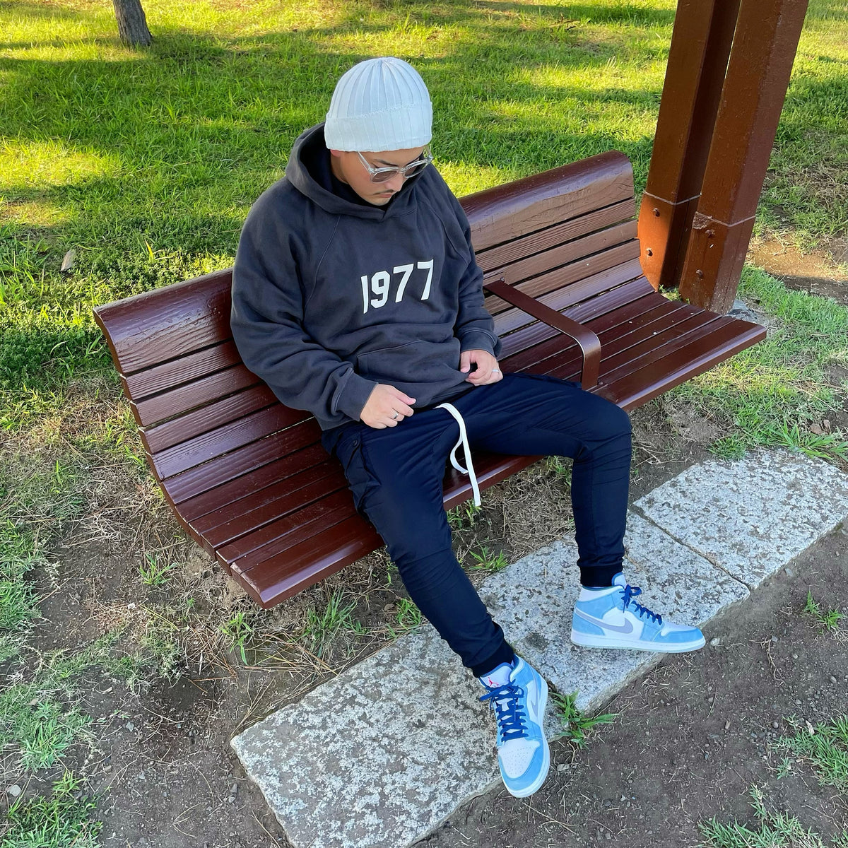 [即日発送]Jogger cargo pants(Black)