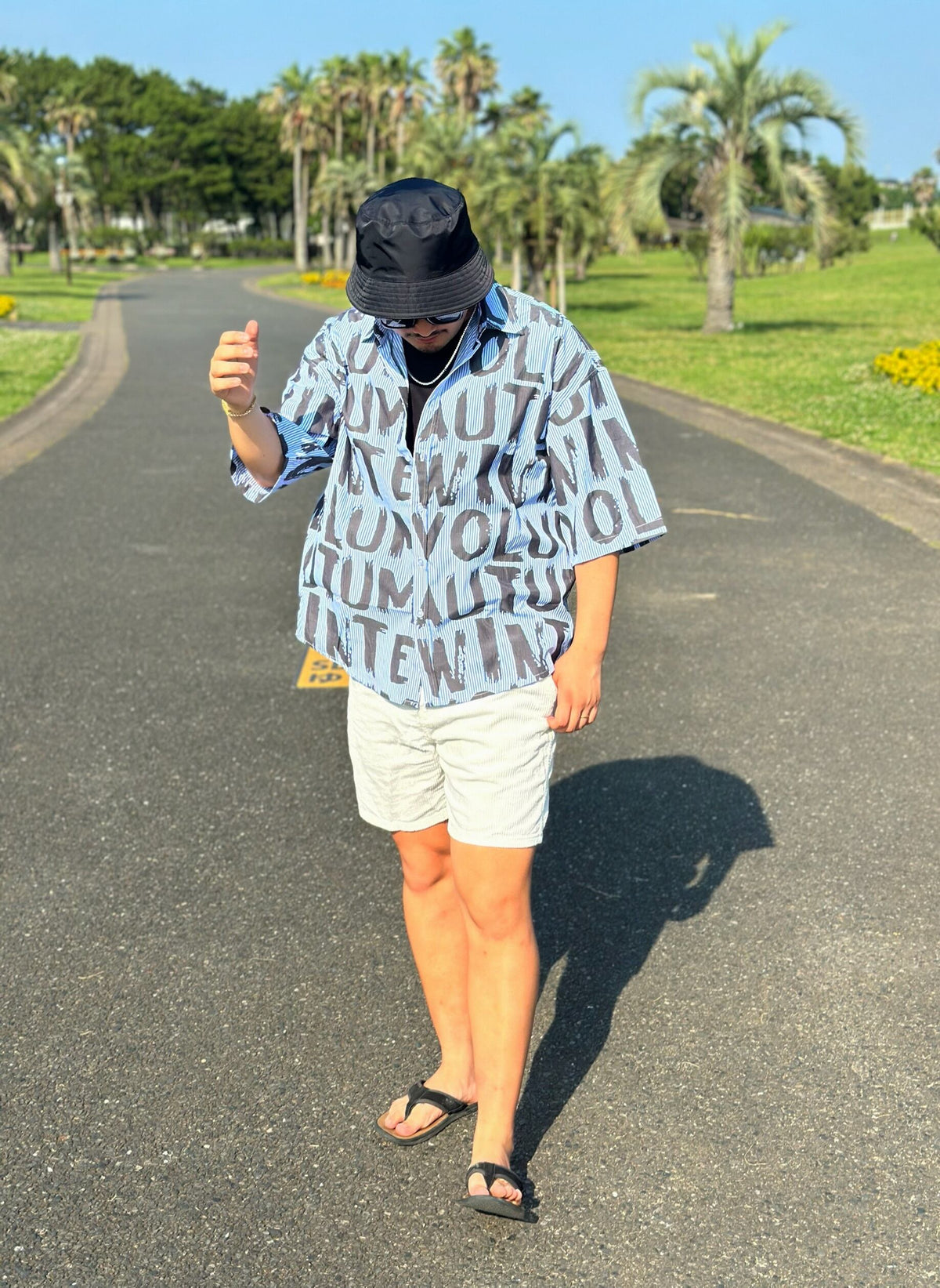 Graffiti Stripe Overshirt