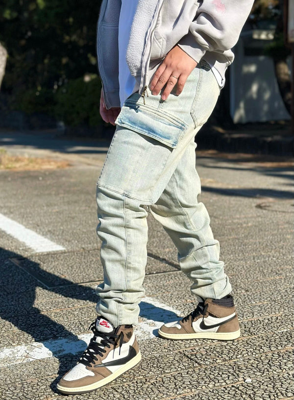 Cargo Denim Pants