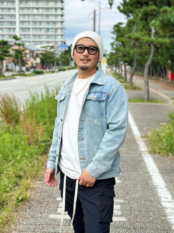 Damage Denim Jacket