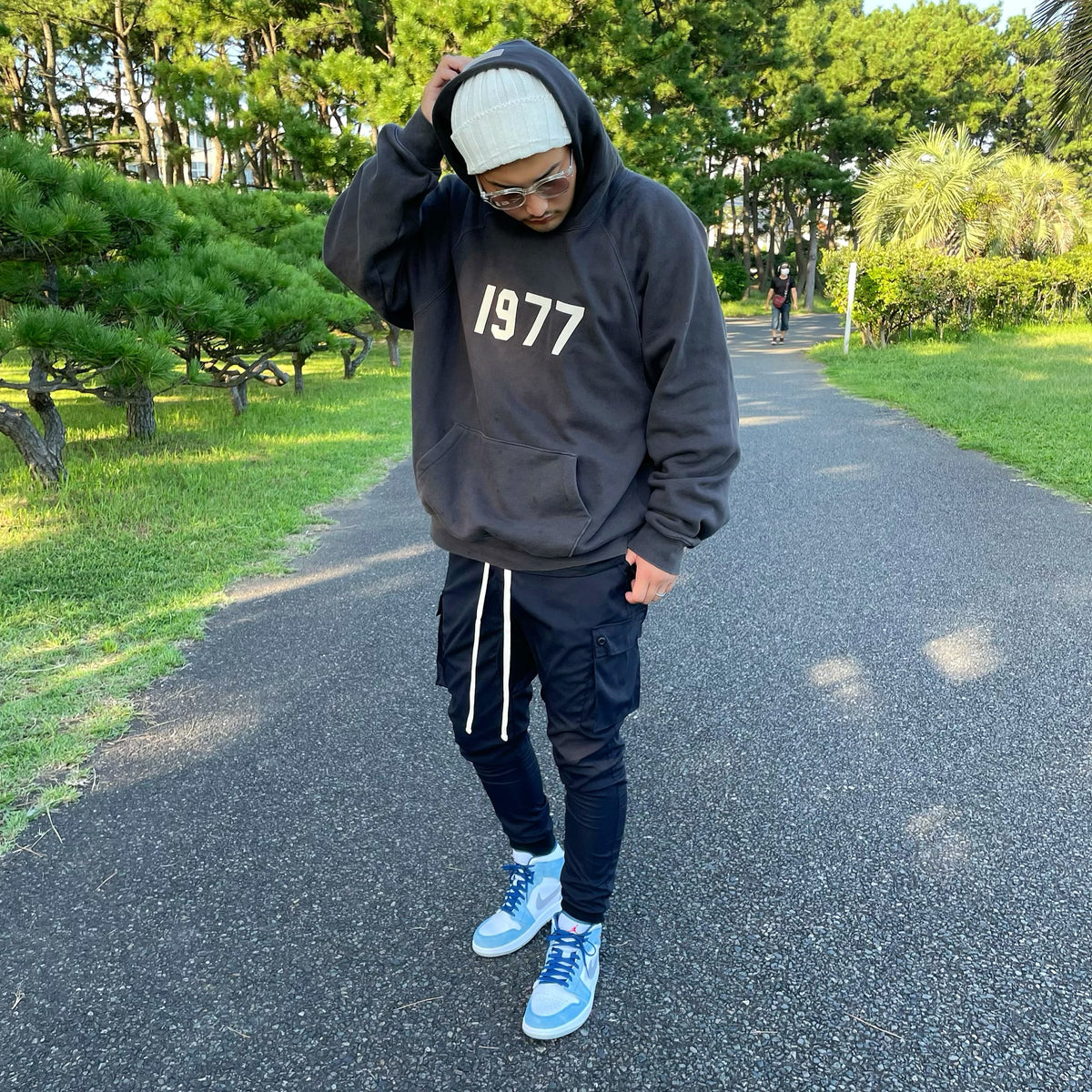 [即日発送]Jogger cargo pants(Black)