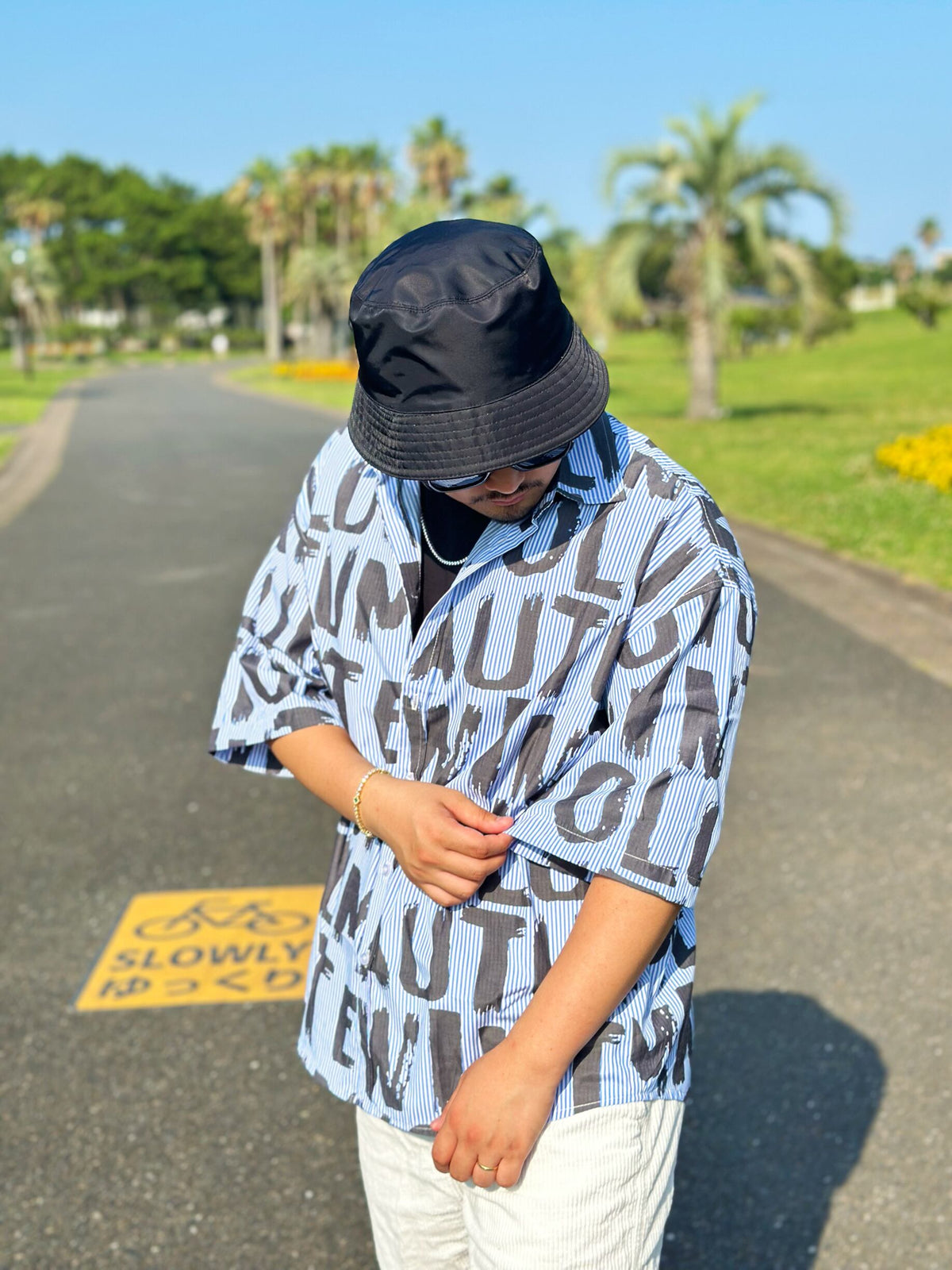 Graffiti Stripe Overshirt