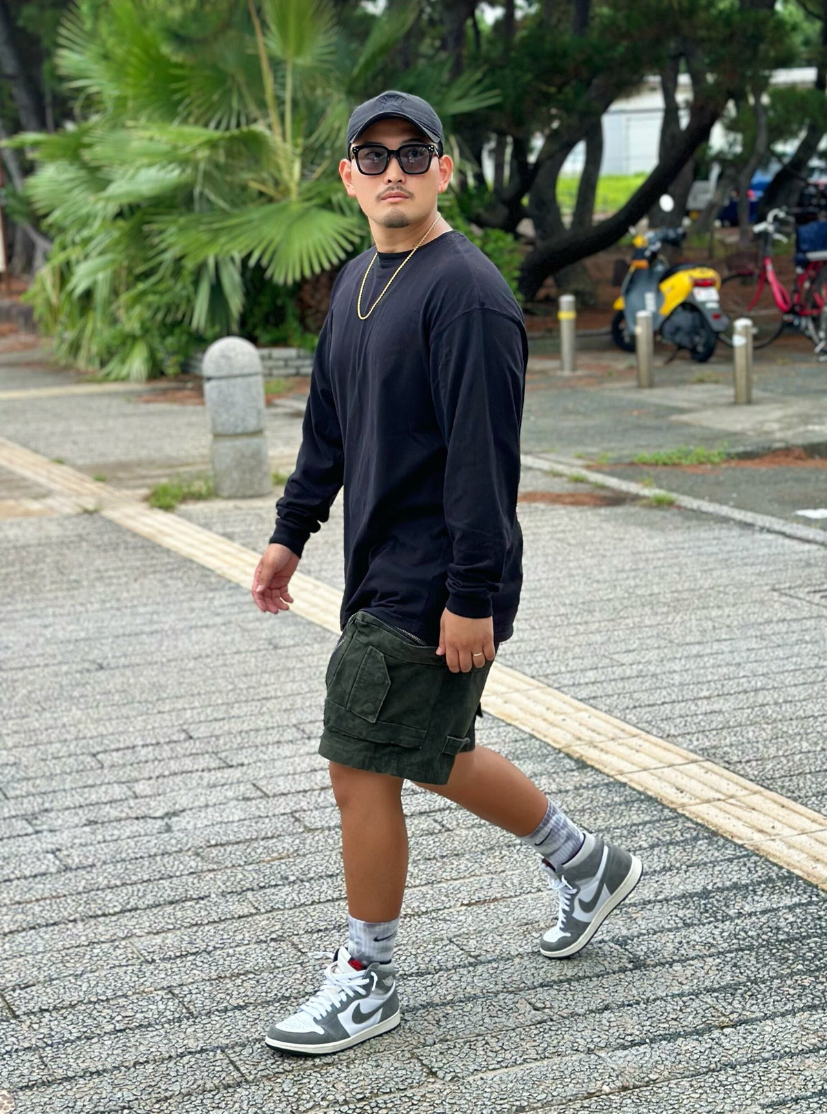 Tie Dye Cargo Shorts