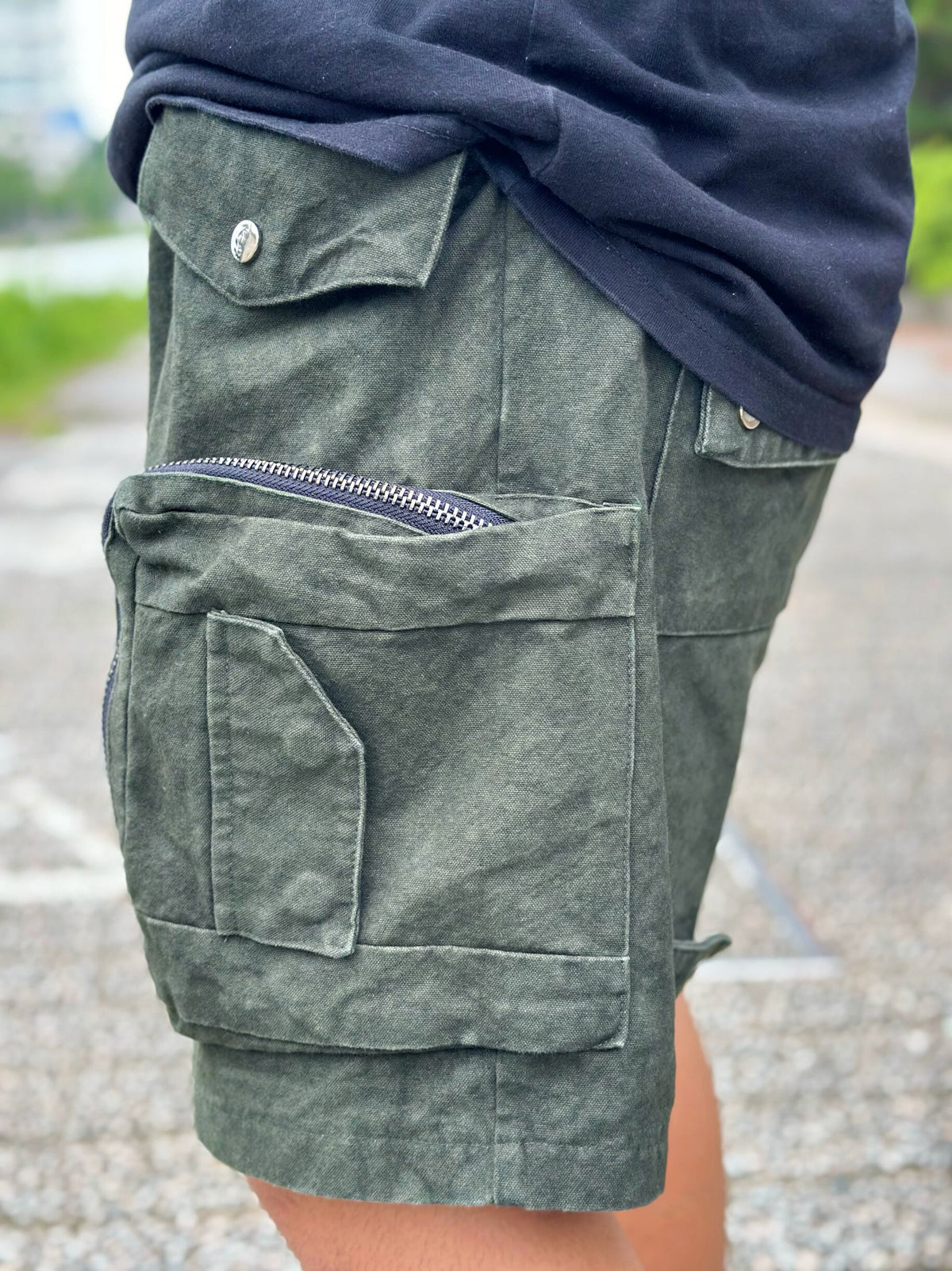 Tie Dye Cargo Shorts