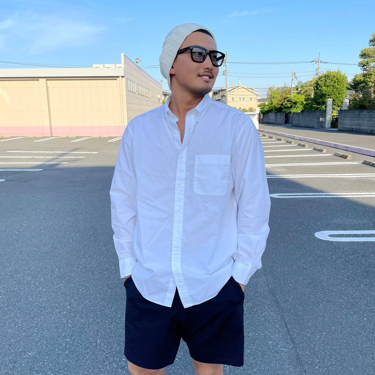 Big Flame Sunglasses - Black / Light Gray