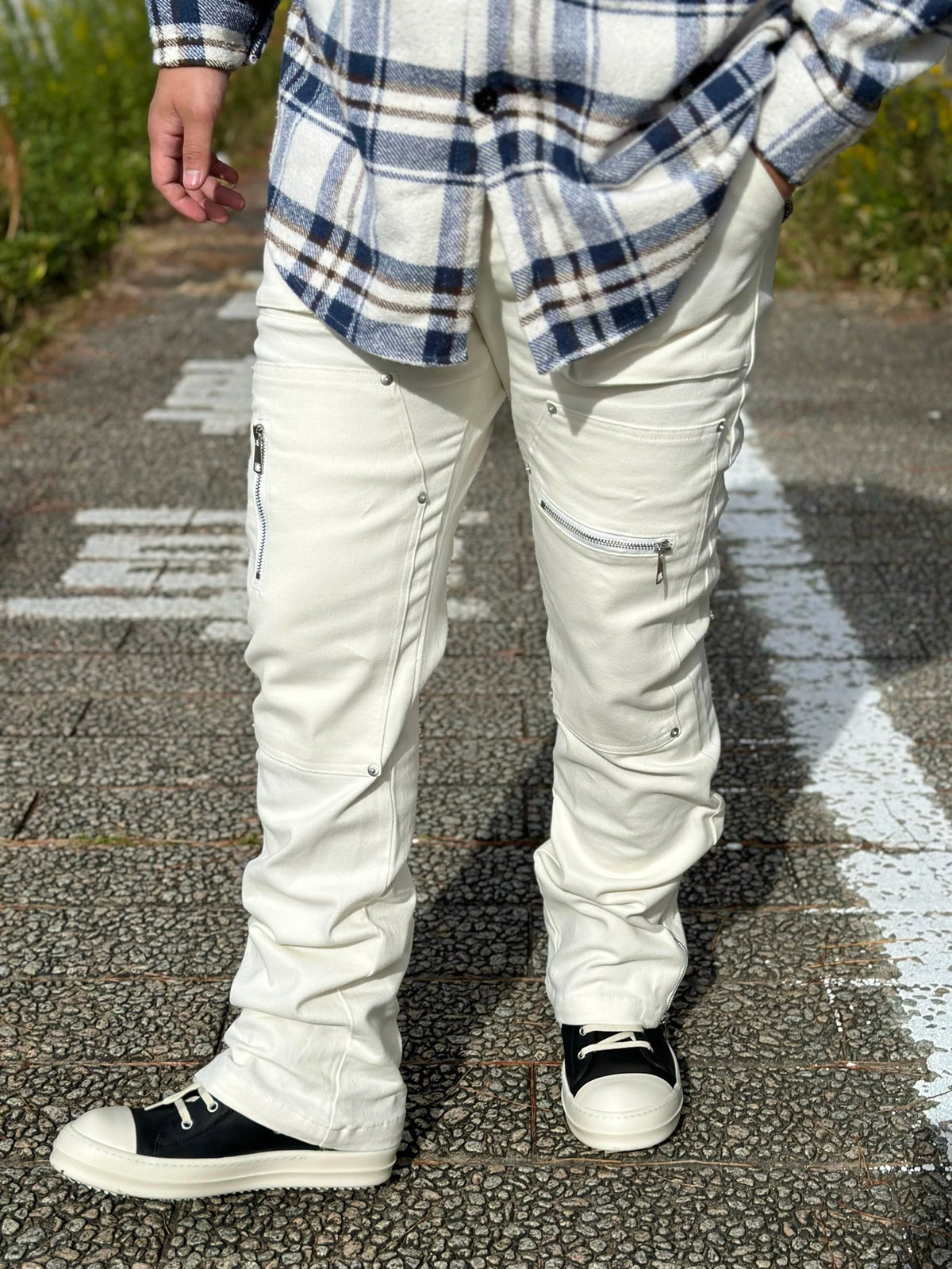 Edge Style Flare Cargo Pants