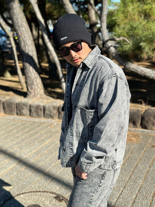Chemical Wash Denim Shirt