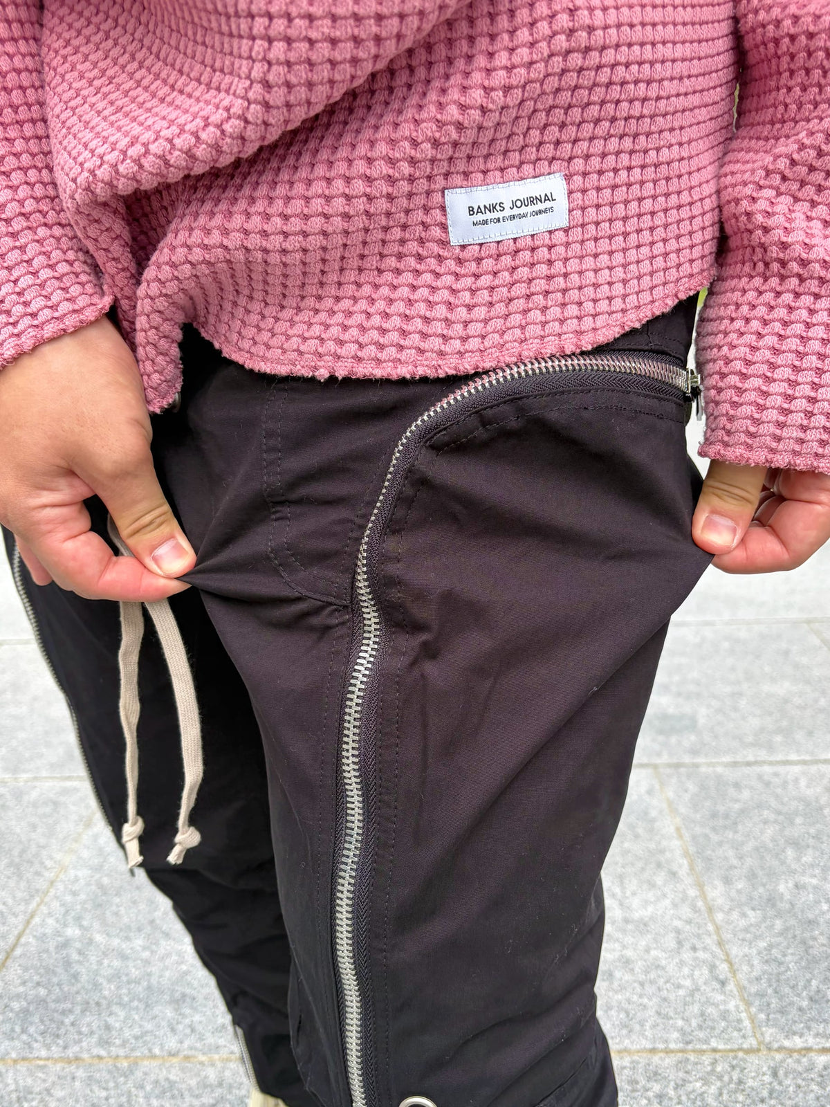 Multi-zipper Cargo pants