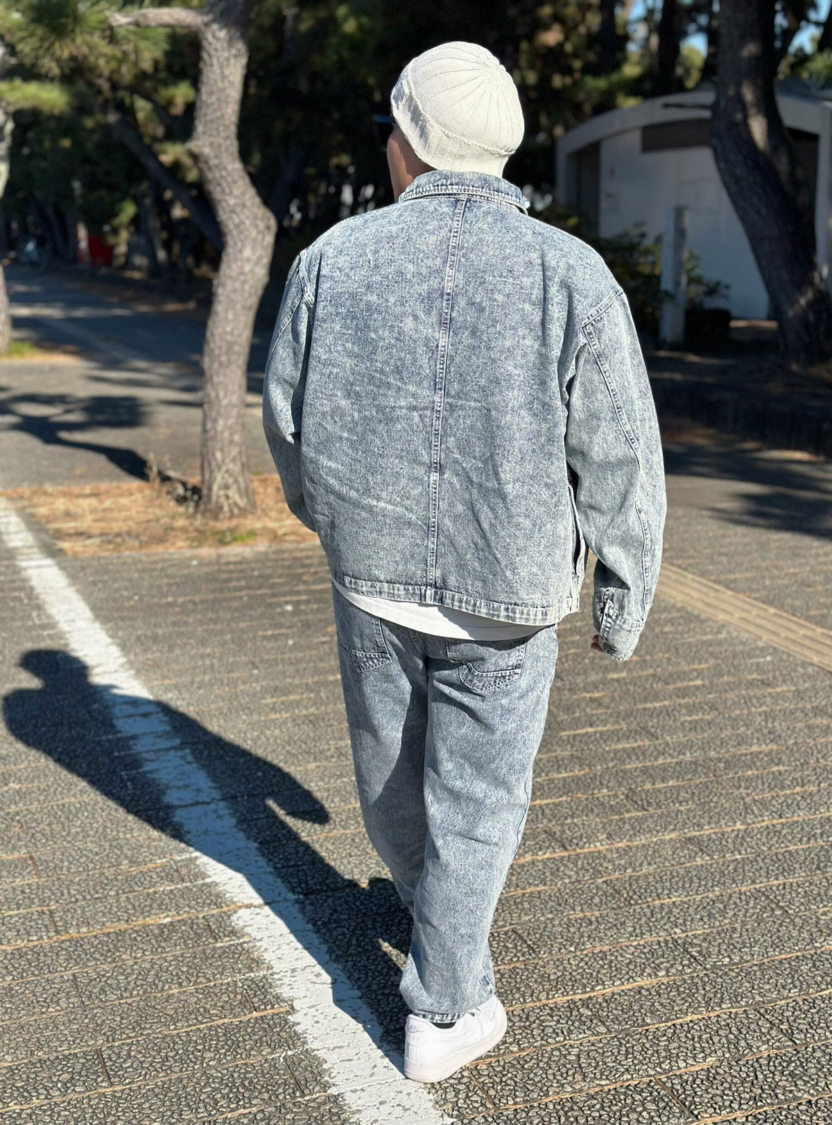 Chemical Wash Denim Shirt