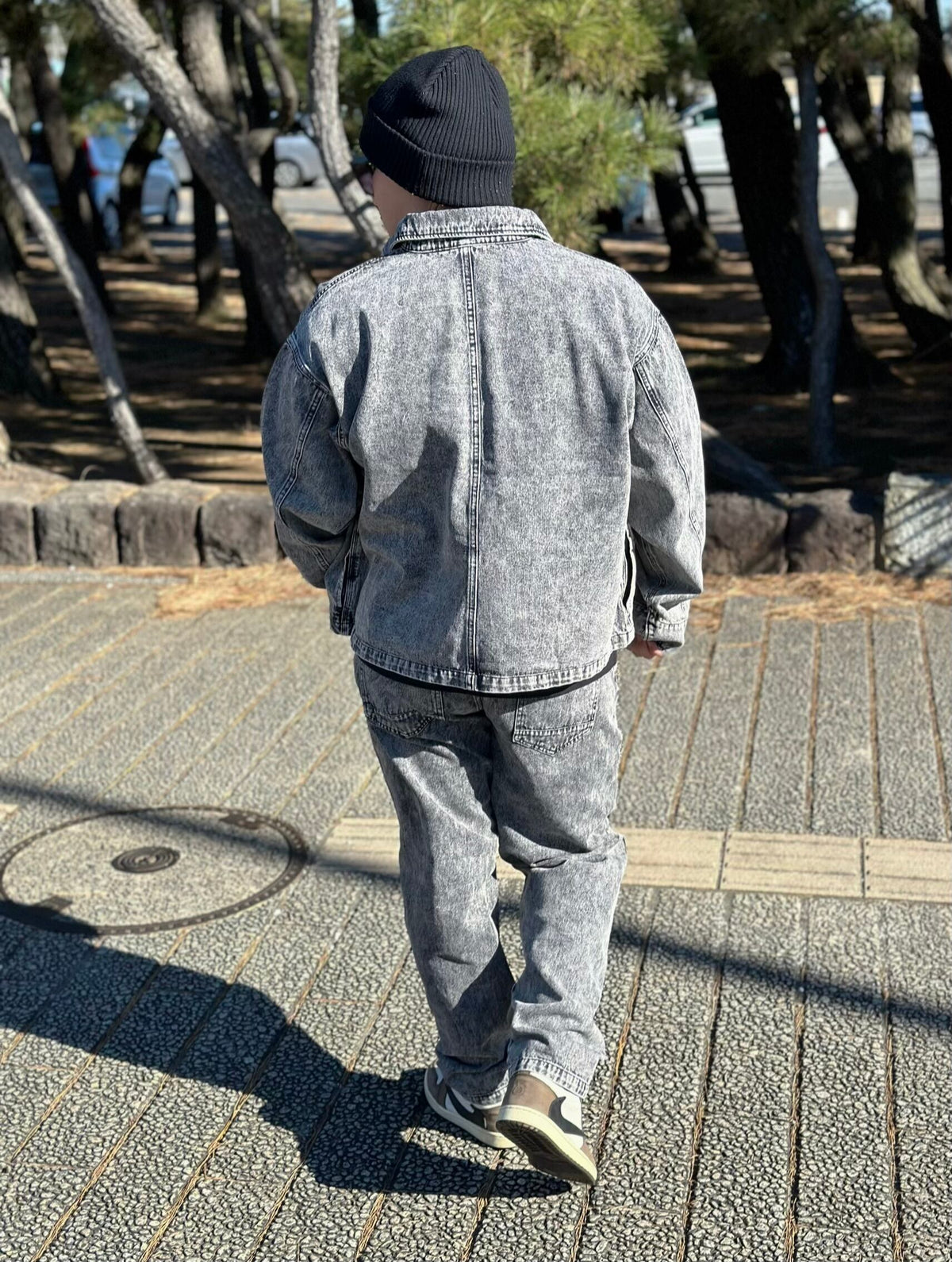 Chemical Wash Denim Shirt
