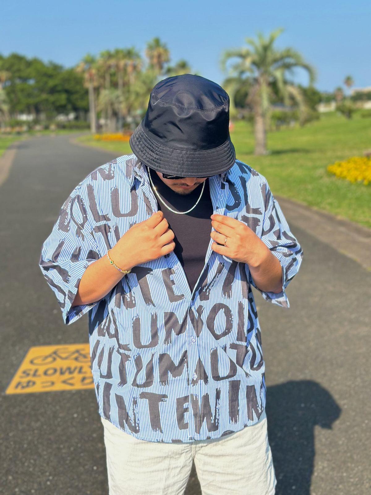 Graffiti Stripe Overshirt