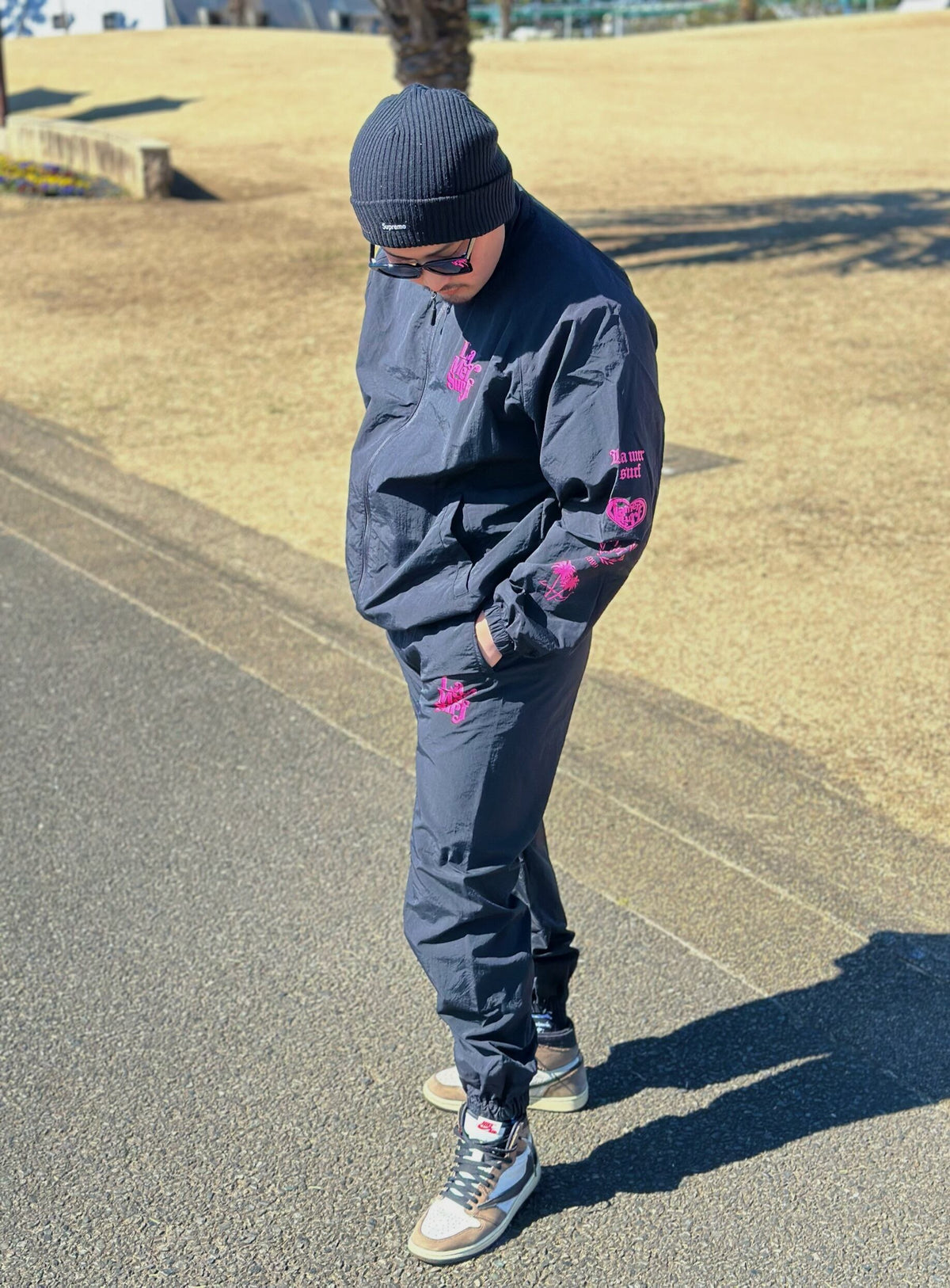 Multi Logo nylon Pants 秋服先行予約