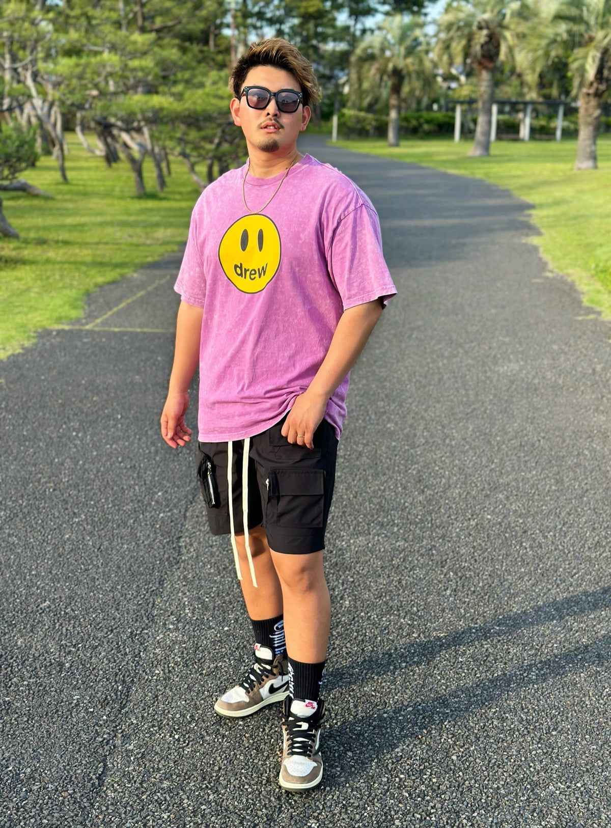 Nylon Cargo Shorts