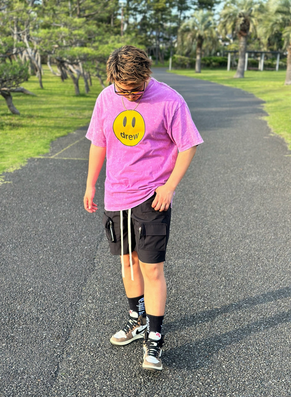 Nylon Cargo Shorts