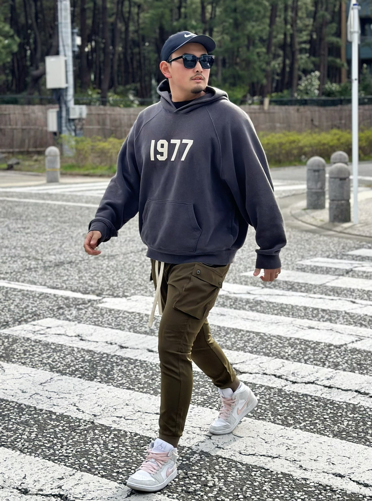 [即日発送]Jogger cargo pants(khaki)