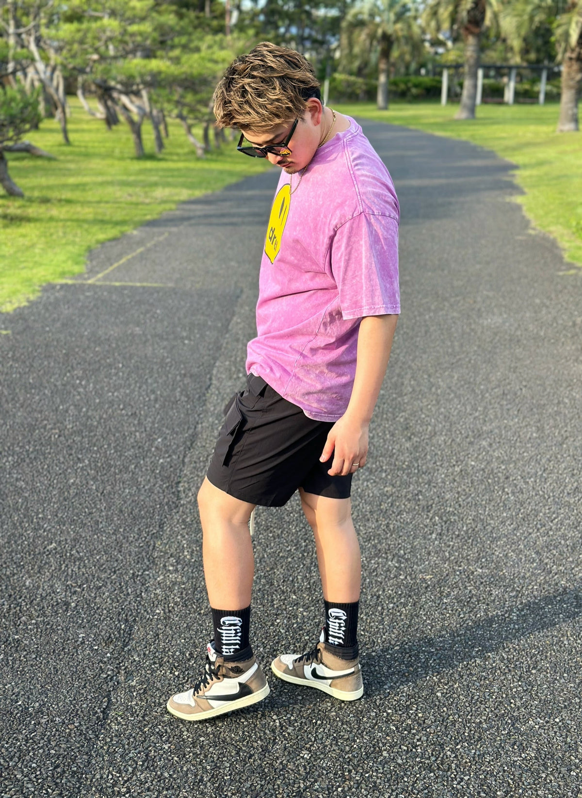 Nylon Cargo Shorts
