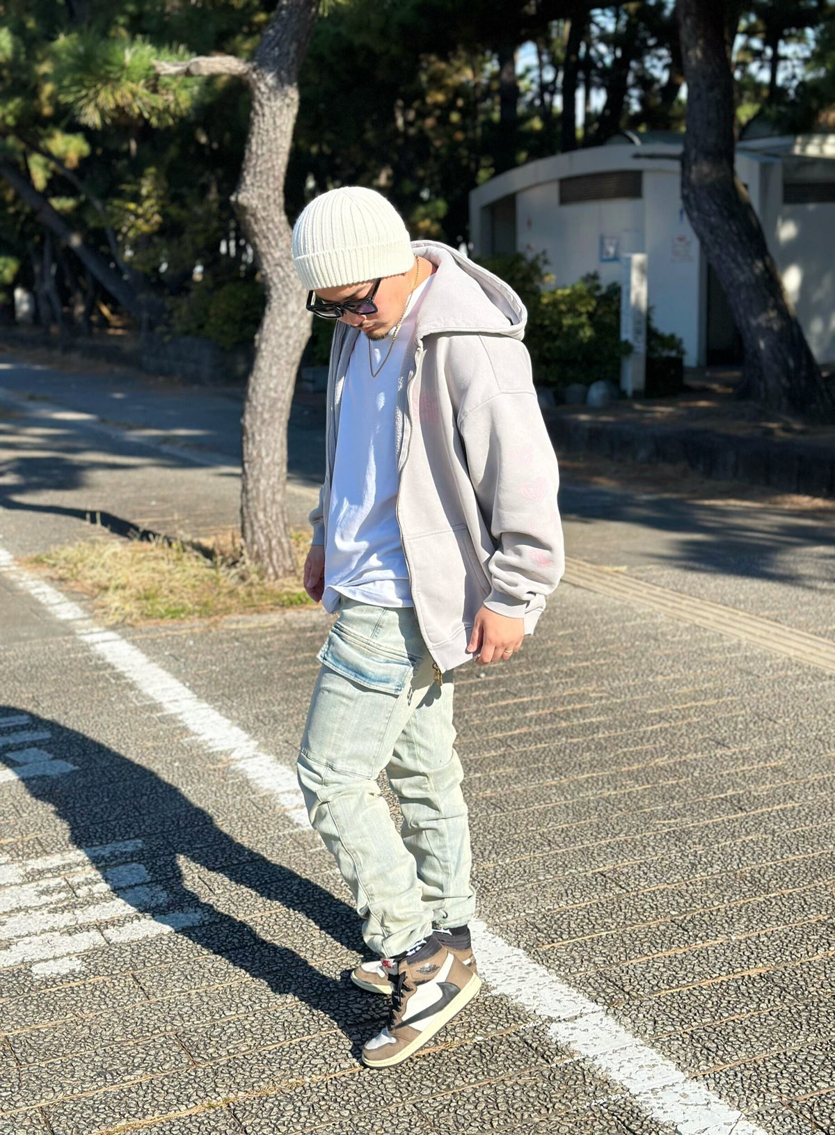 Cargo Denim Pants
