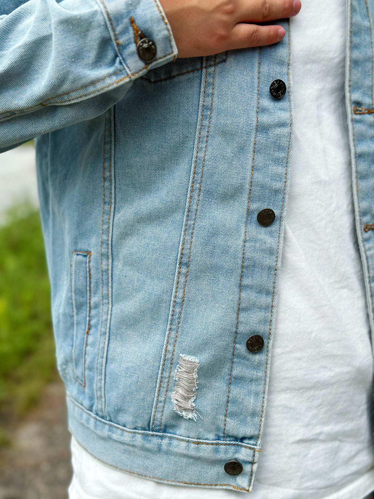 Damage Denim Jacket