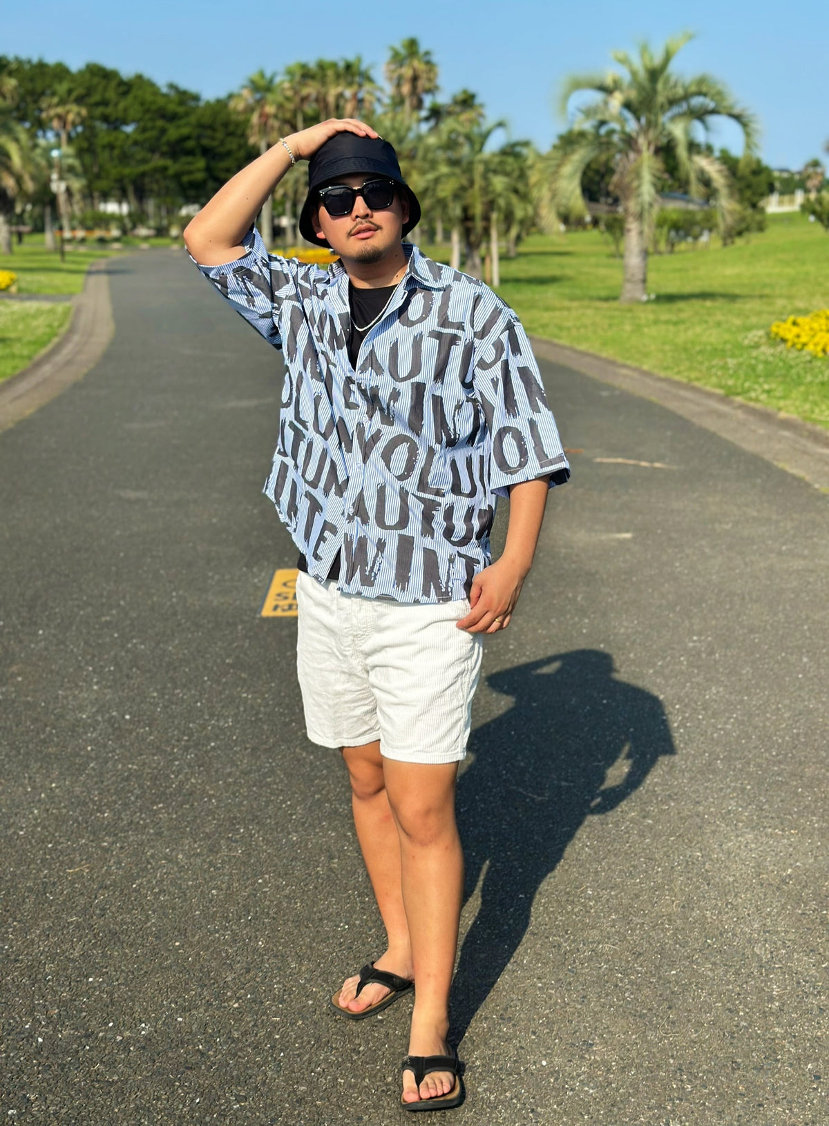 Graffiti Stripe Overshirt