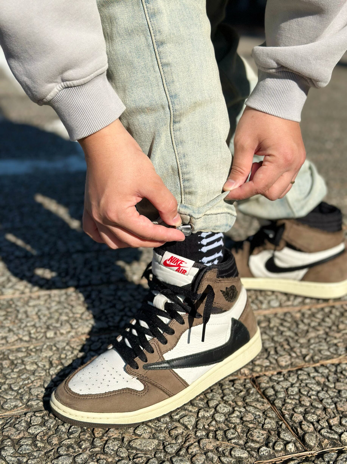 Cargo Denim Pants