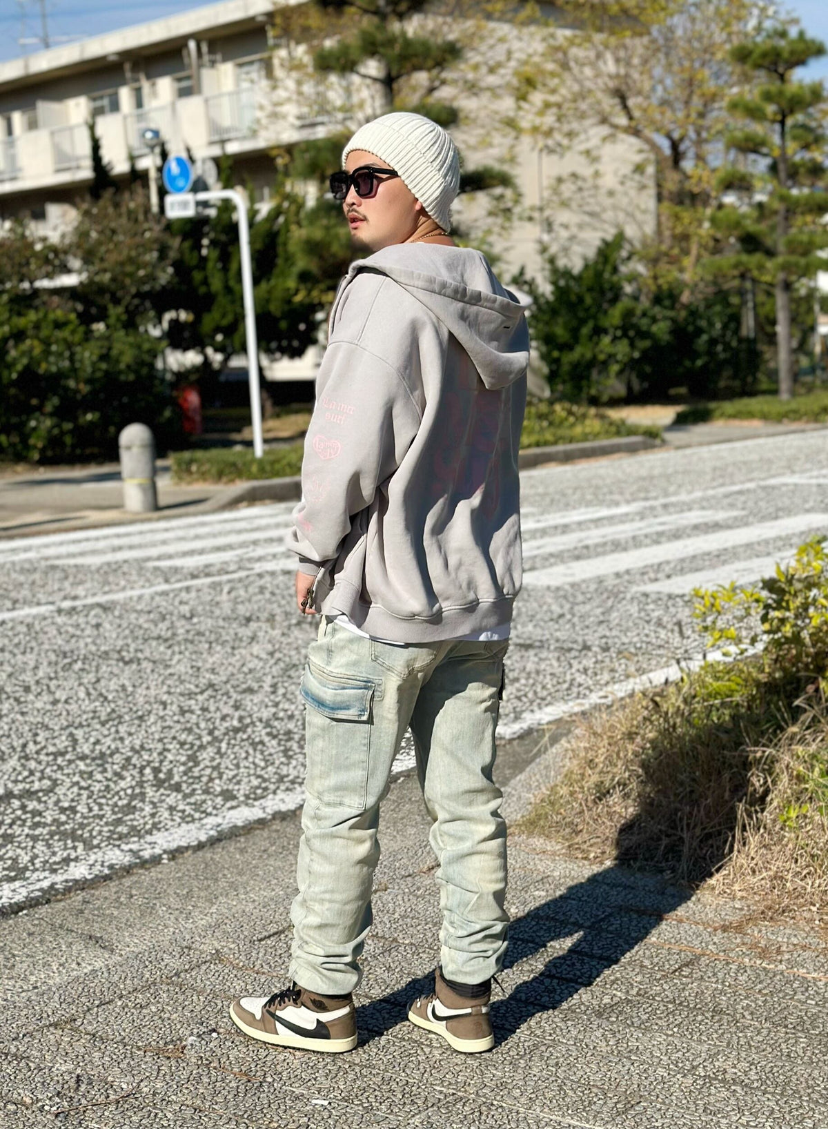 Cargo Denim Pants