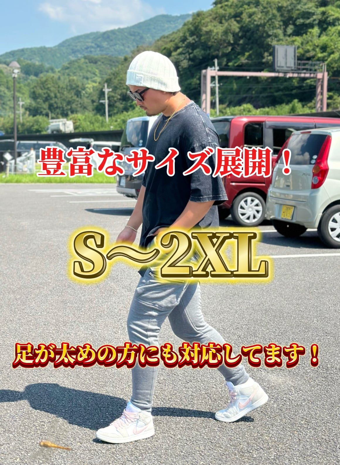 Slim fit Cargo pants(grey)