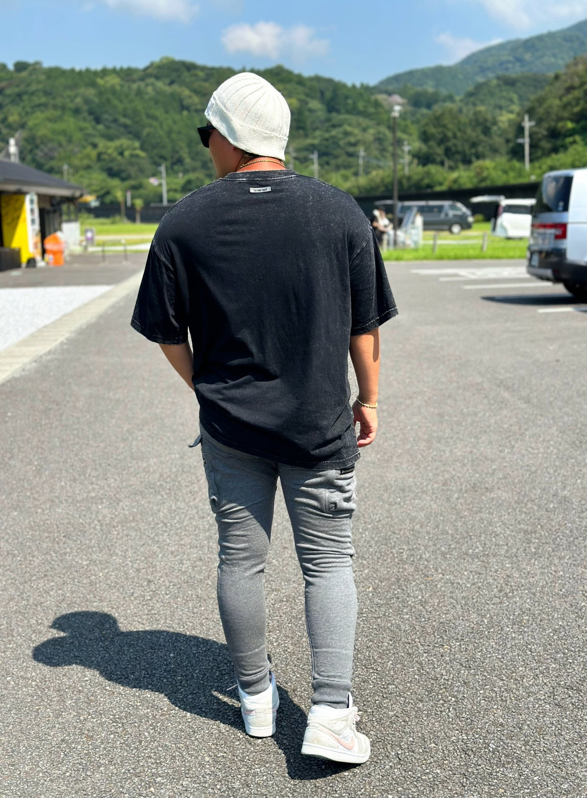 Slim fit Cargo pants(grey)